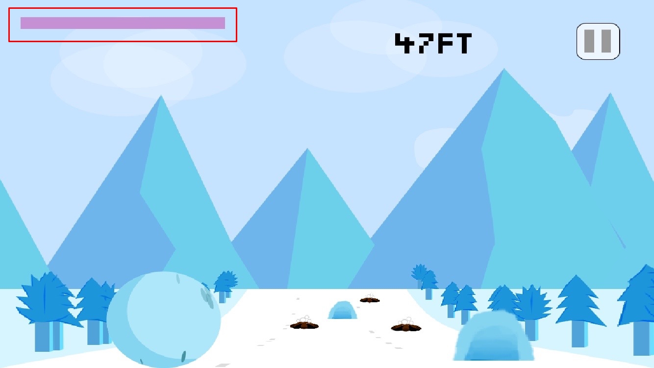 Resource bar added to top of screen