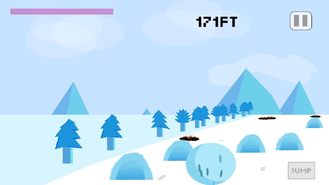 Jump button on bottom right