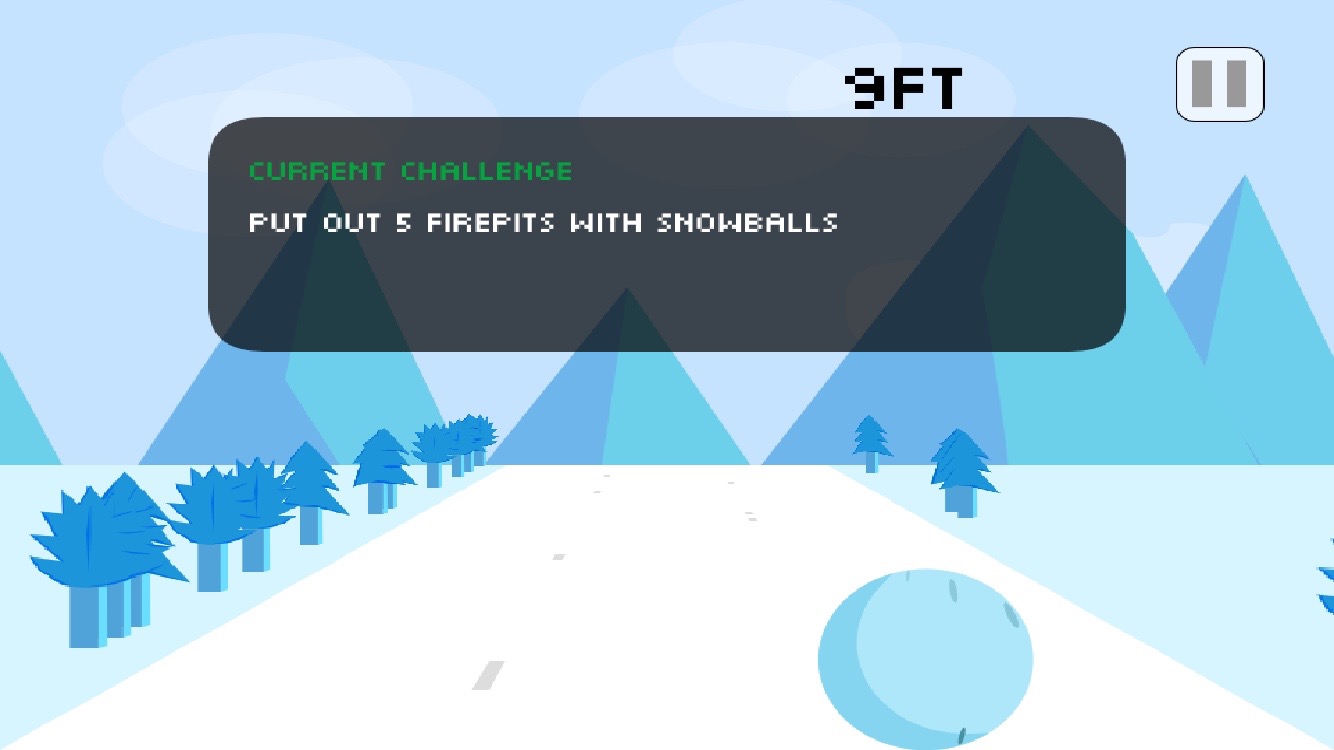 Challenge alert displayed to user